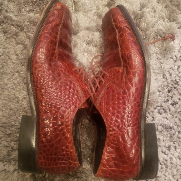 Giorgio Brutini Private Collection Alligator Print Dress Shoes Men\'s Size 12M main image 7